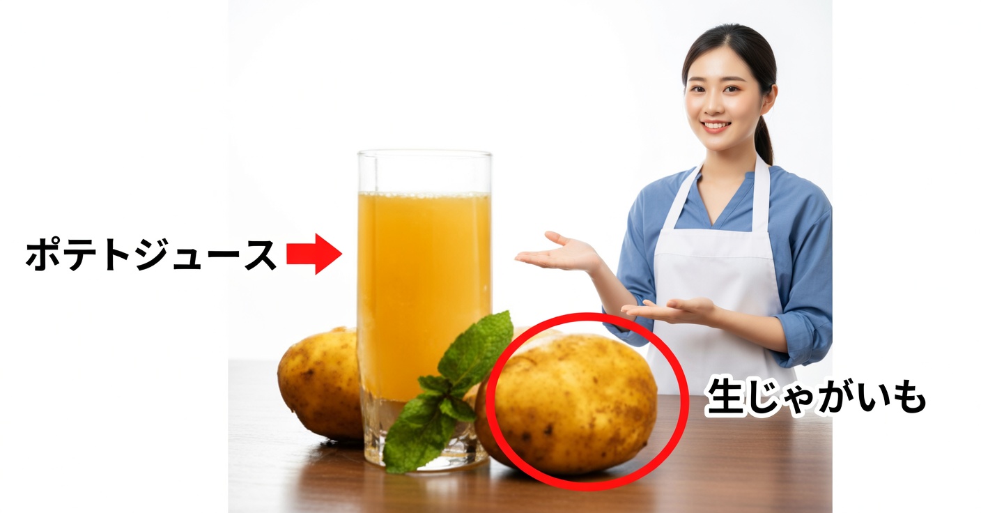 じゃがいも水：その用途と薬効