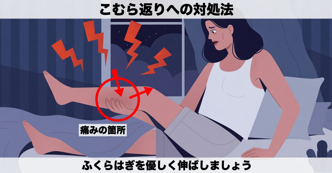 夜間のこむら返りを予防する方法