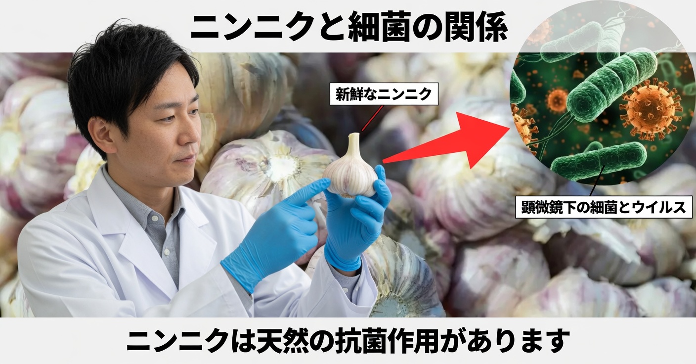 ニンニク：細菌や感染症に効く天然の抗生物質