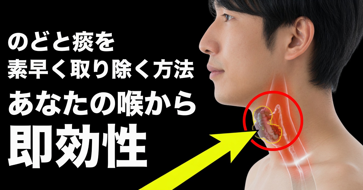 鼻水と痰：効果的な家庭療法