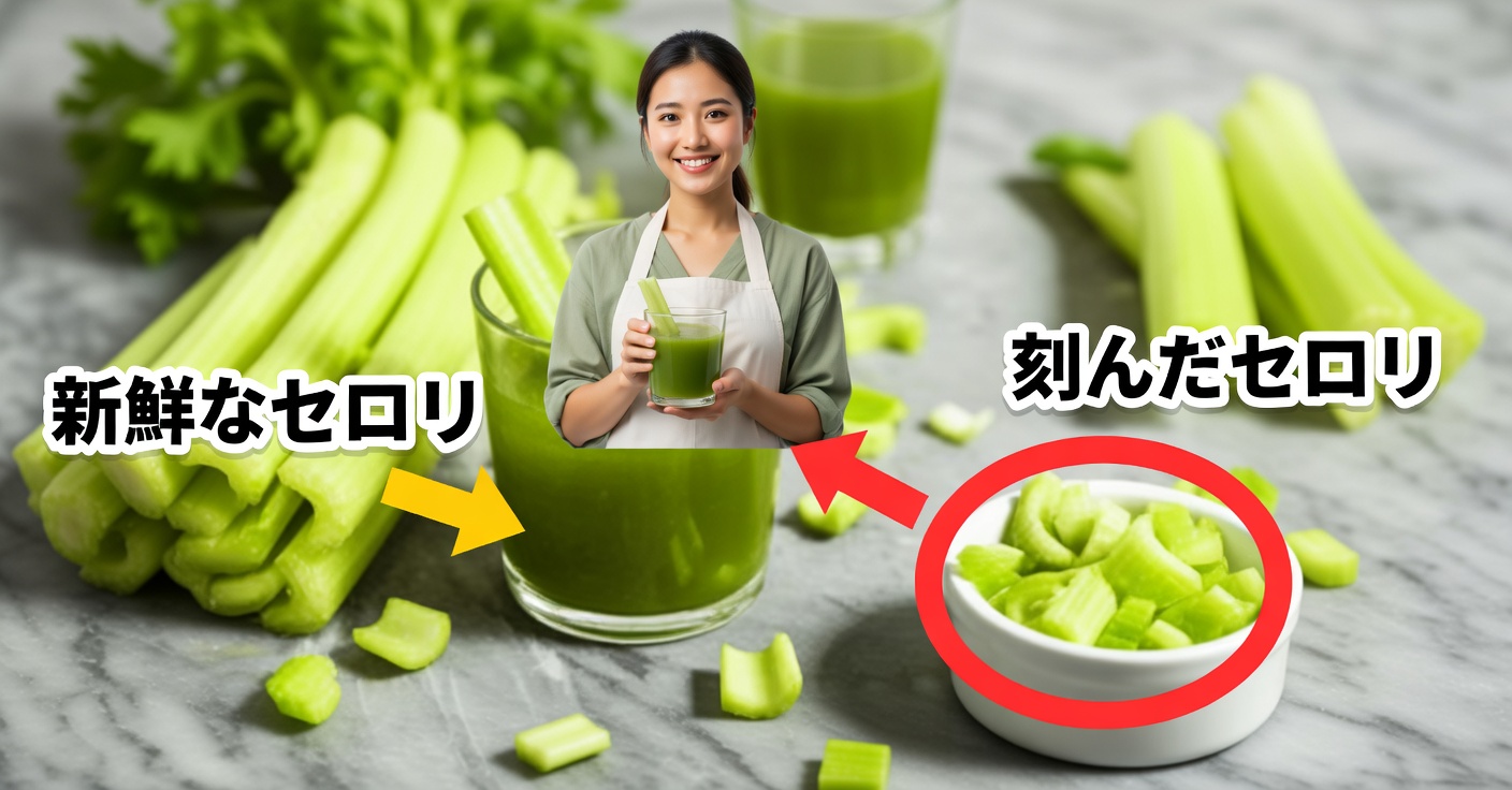腎臓・肝臓・肺を浄化するセロリジュース