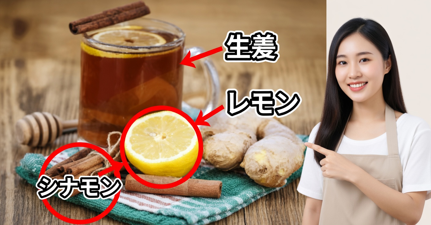 シナモンと生姜でダイエット：自然に体重を落とす