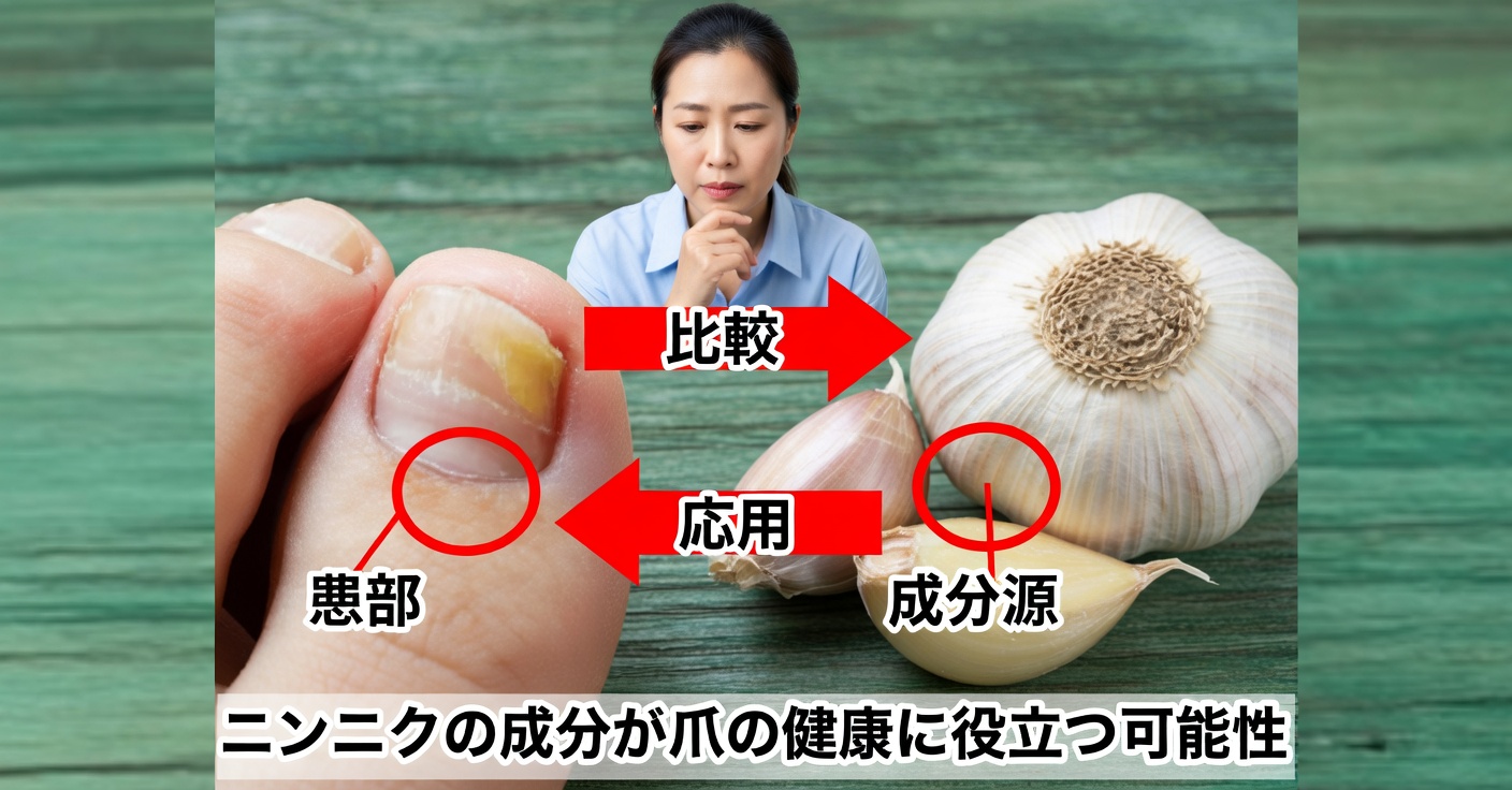 頭・手・爪・足の真菌症に対するニンニク