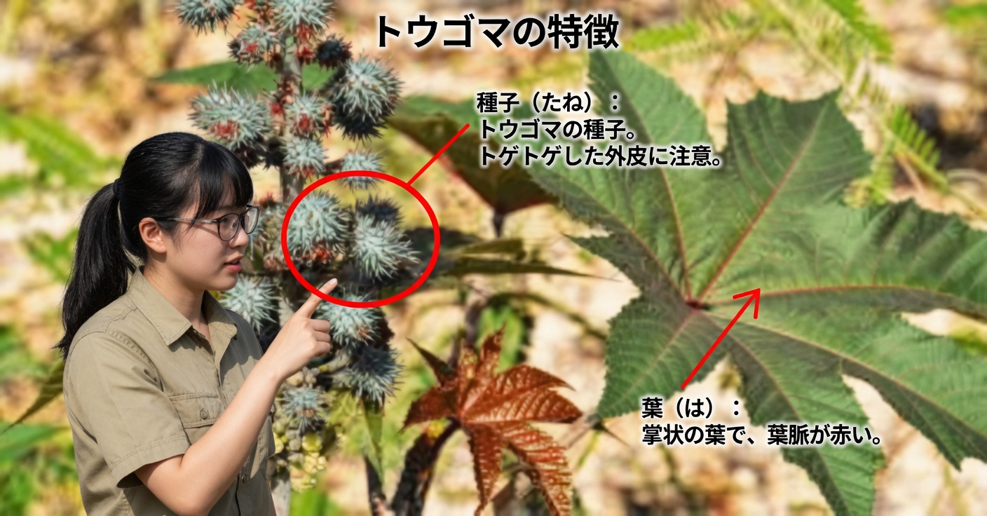 トウゴマの薬用利用：自然療法レシピとその効能