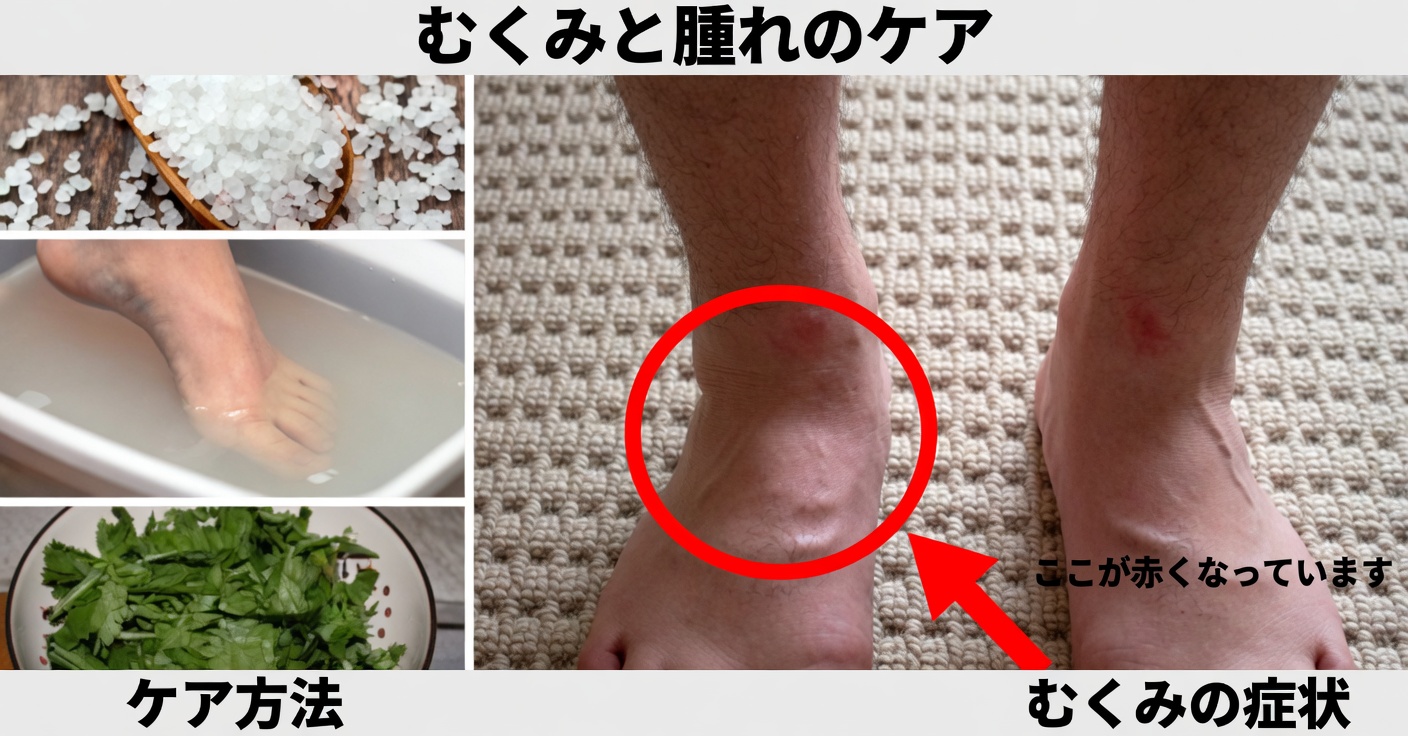 足のむくみを和らげ、血行を改善するハーブ