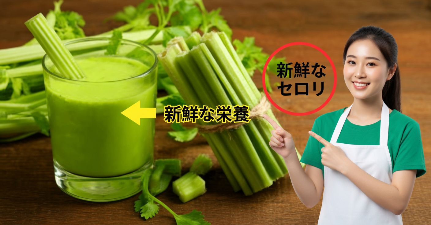 腎臓・肝臓・肺をデトックスするセロリジュース