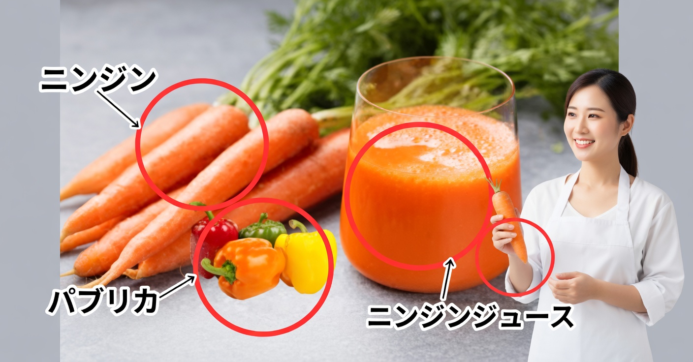 パプリカとにんじんのジュース：その効果と健康的なレシピ