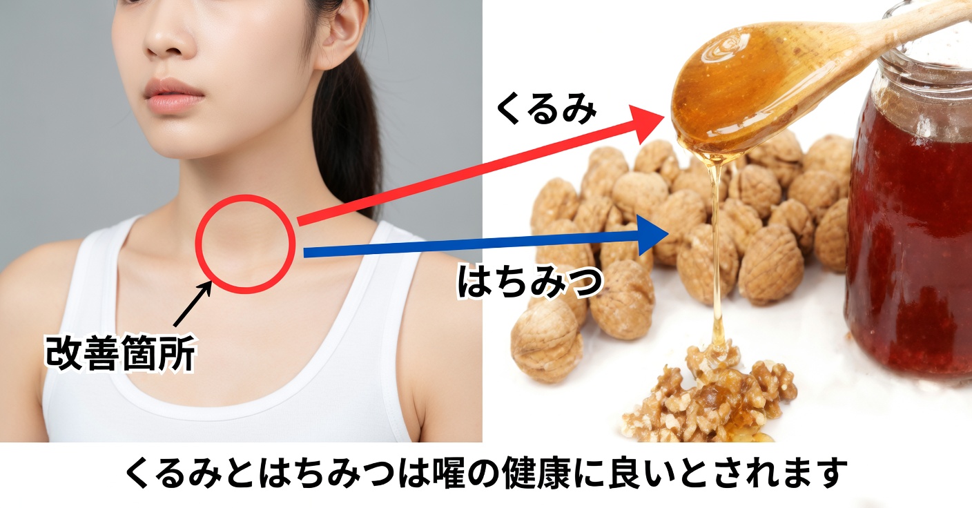 甲状腺の健康に効くはちみつとくるみの自然療法