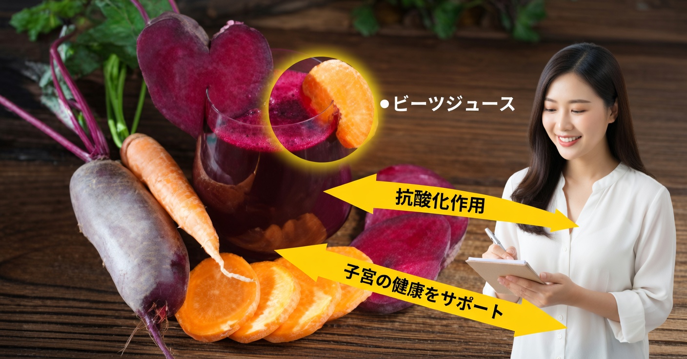 貧血と嚢胞のためのビーツジュース