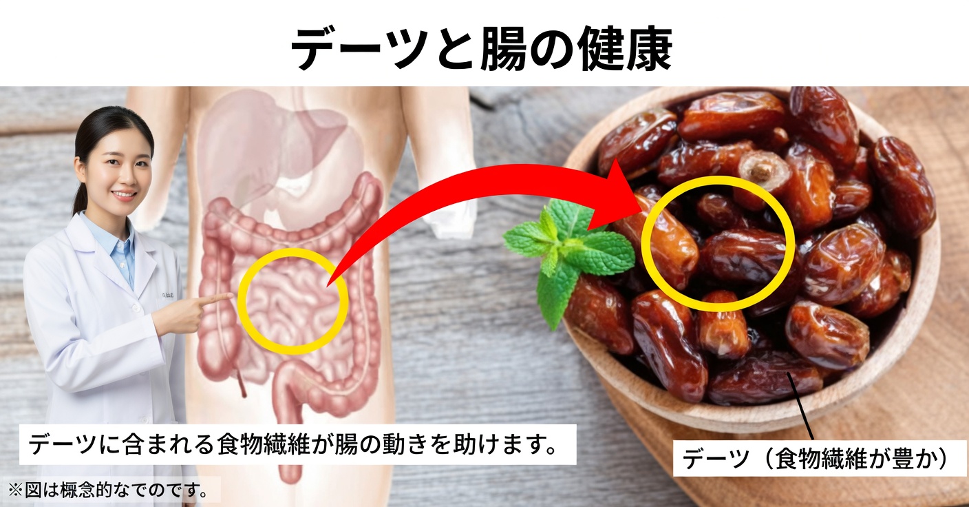 デーツで腸をきれいにする：効果的なレシピ