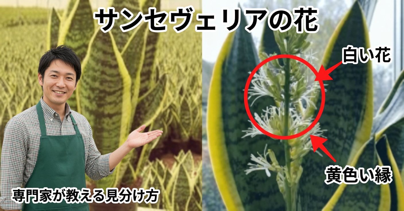とても美しいサンスベリア（トラノオ）を開花させる方法