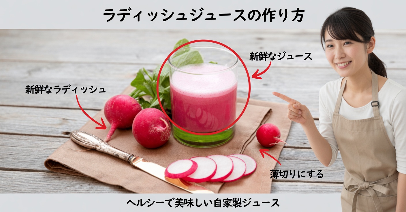 大根と甲状腺：効能と健康ジュースのレシピ