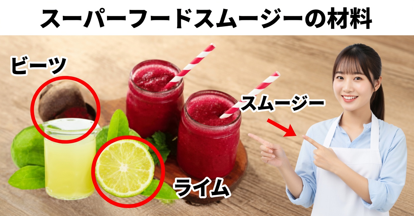 ビーツとレモンのスムージー:肝臓の強力なデトックス