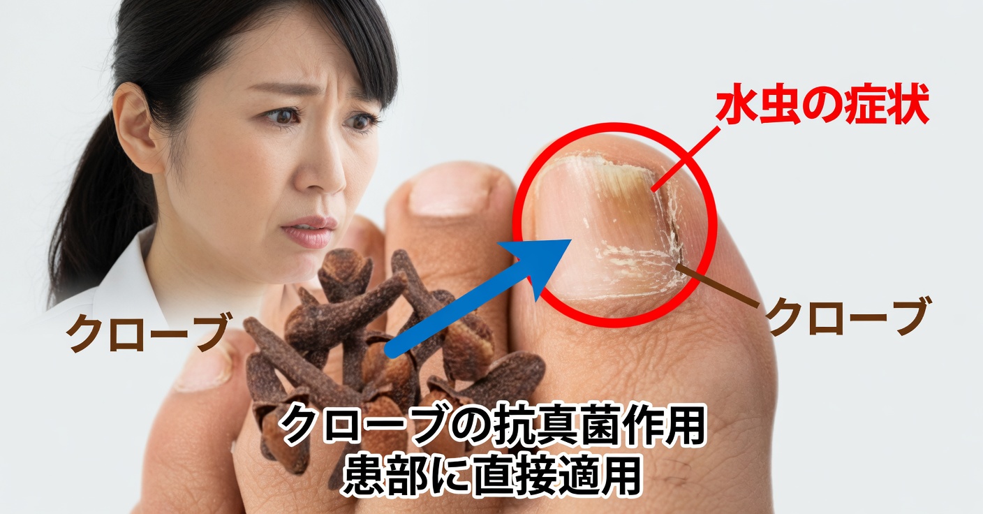 クローブで爪水虫を治す方法