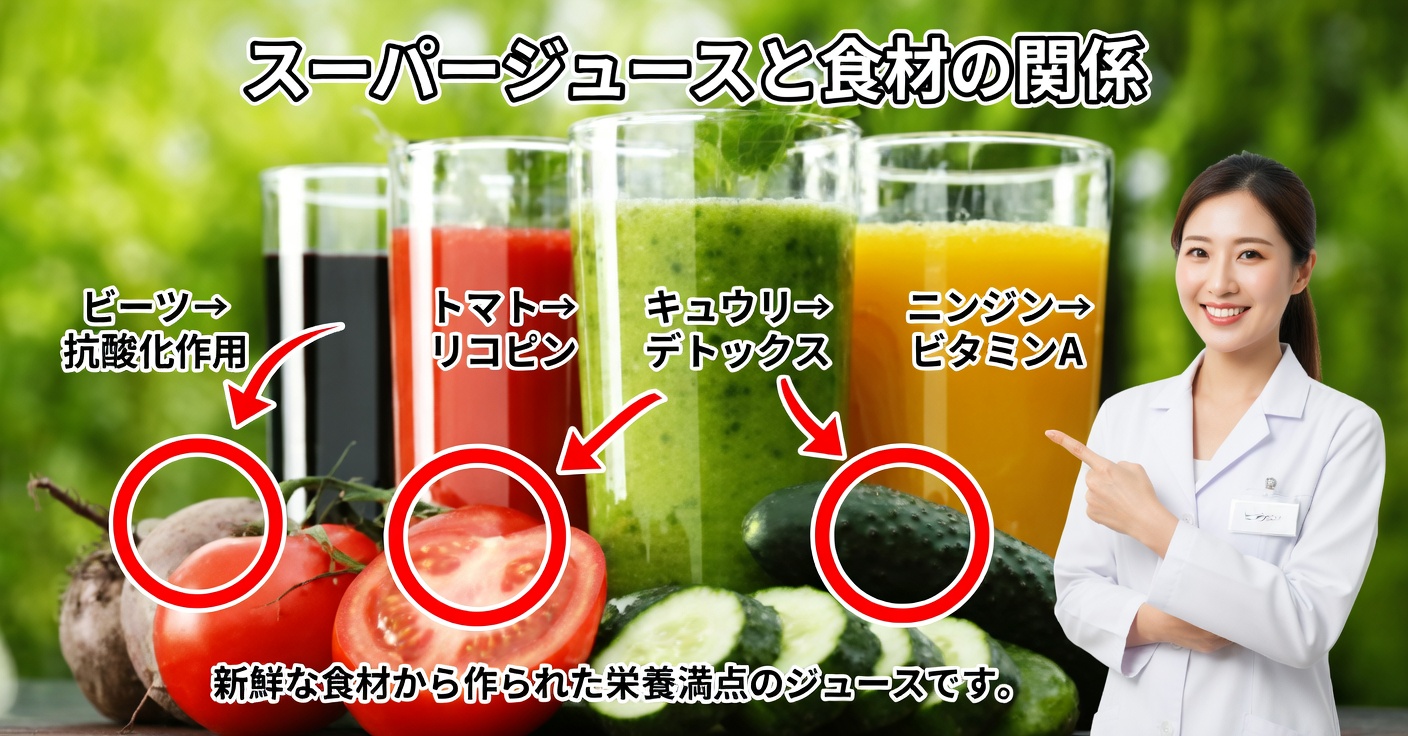 減量と健康改善のための自然ジュース