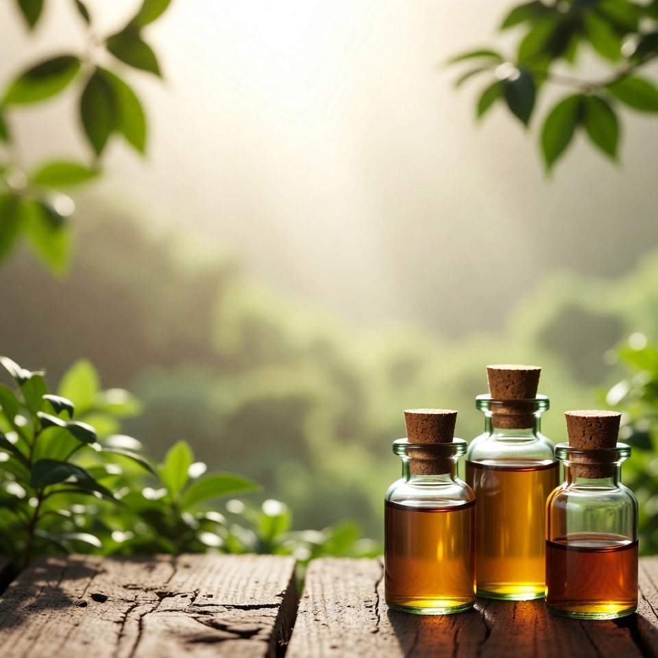 自然の三重奏:贅沢な美髪のための自家製レメディ