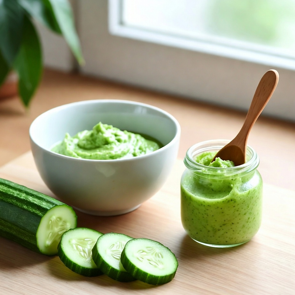 DIYコラーゲン増強きゅうりクリーム:自然に20歳若く見える方法