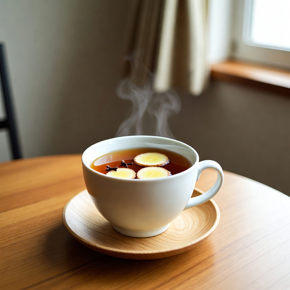 生姜とクローブのお茶