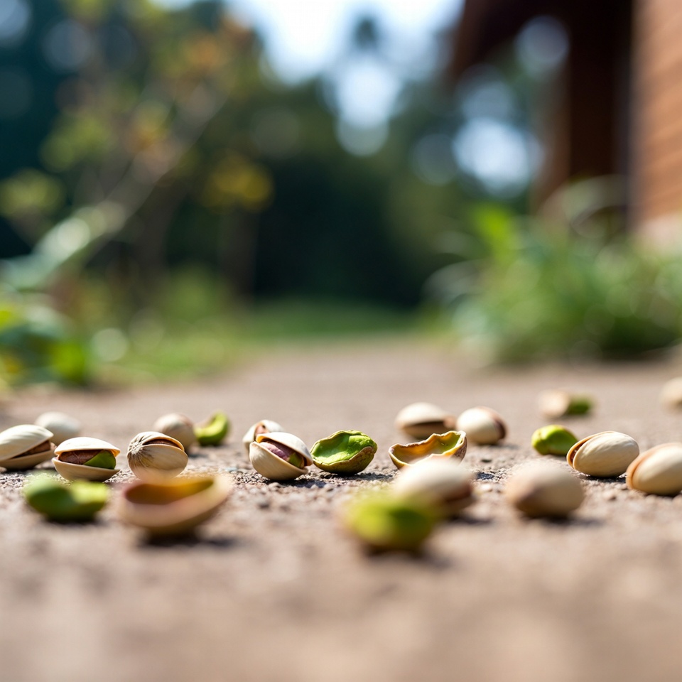 庭でピスタチオの殻を再利用する方法