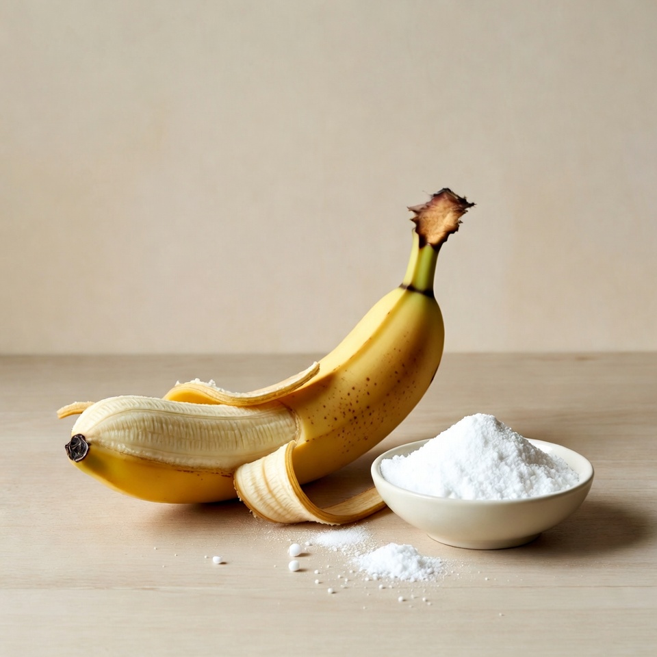 肌の悩みに効く自然療法:バナナの皮と重曹