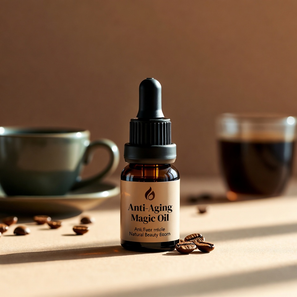 アンチエイジング魔法オイル:シワを消しボトックスよりも強力なコーヒーオイル!