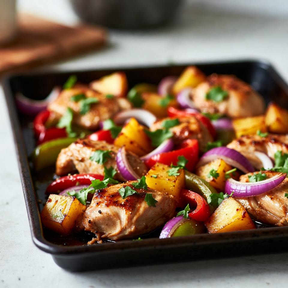 ハワイアンチキンのシートパン