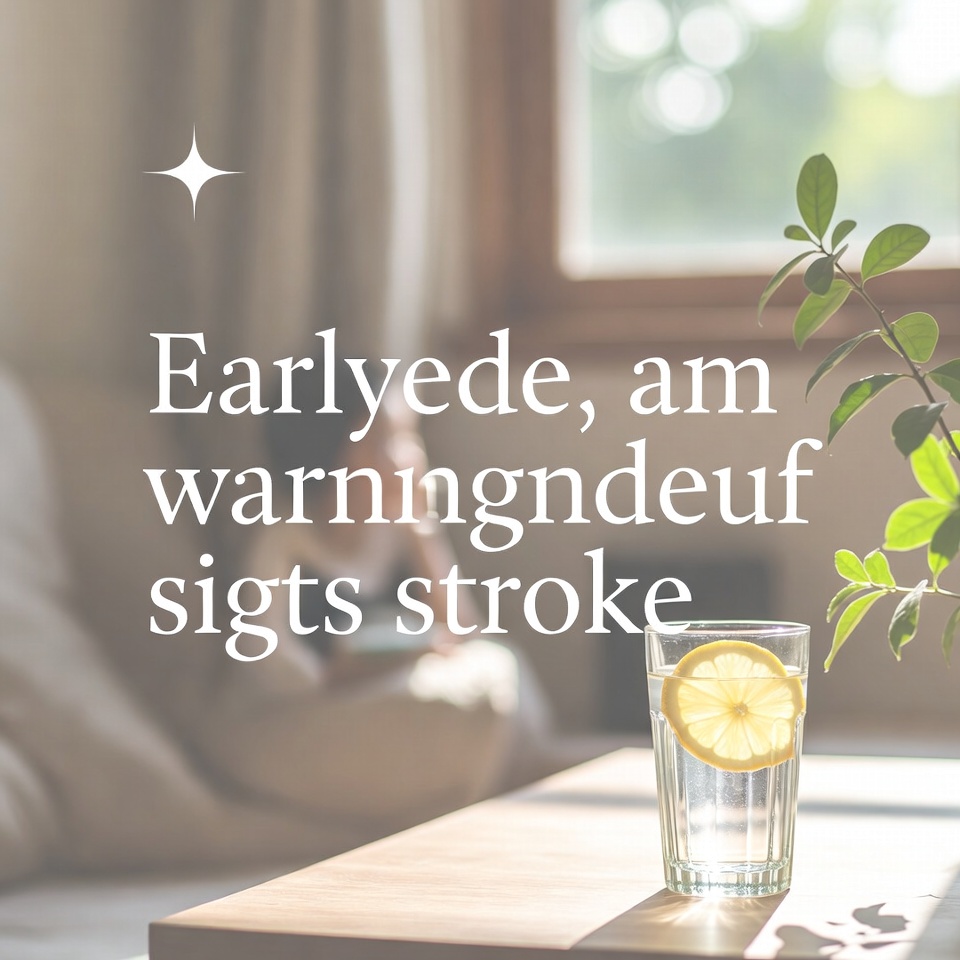 脳卒中の初期警告サイン9つ