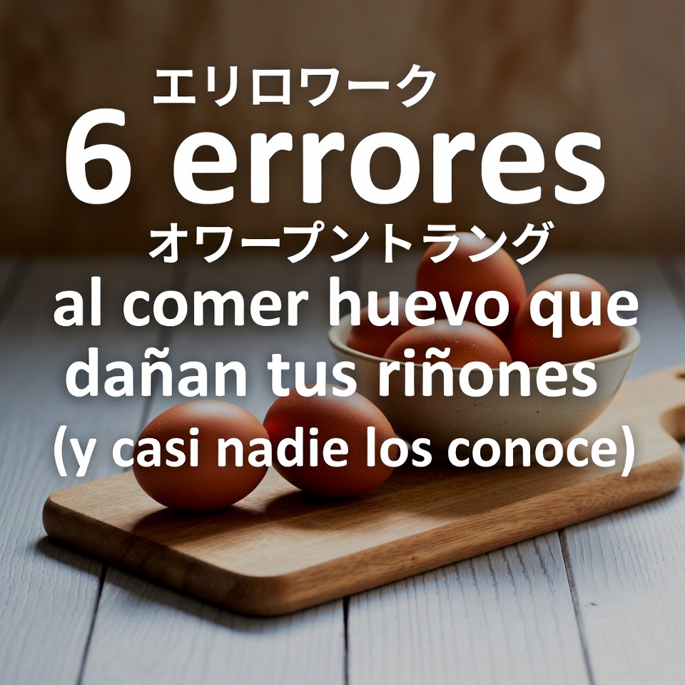腎臓を傷つける卵の食べ方の間違い6選(ほとんど知られていない)
