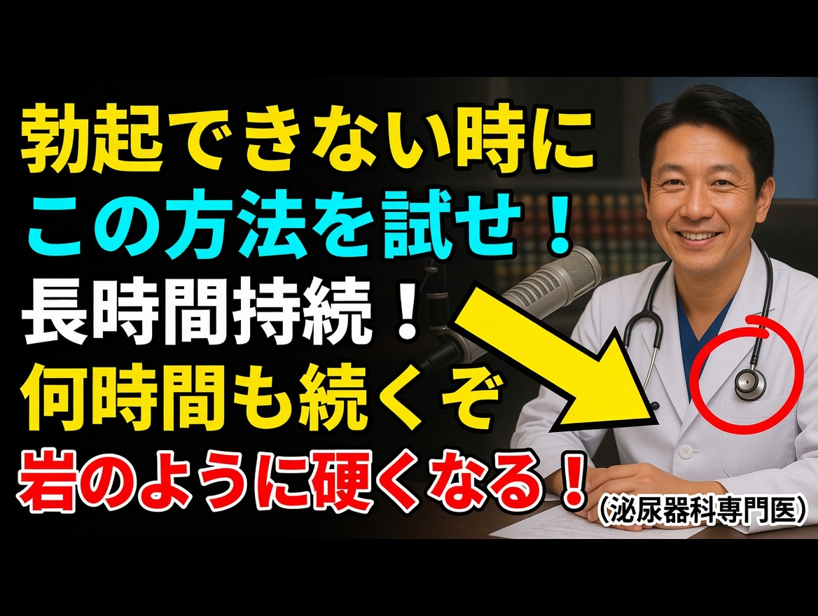 60歳以上の男性：薬に頼らず活力と血行を改善する自然な方法