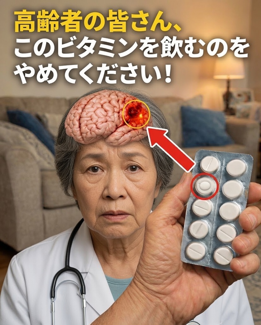 神経内科医として驚いた：この一般的なビタミンが高齢者の脳卒中リスクを高める可能性—知っておくべきこと