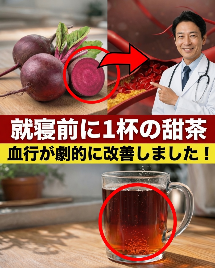 60歳以上ですか？脚の血行を素早く改善するためにこれを飲もう｜高齢者向け健康アドバイス
