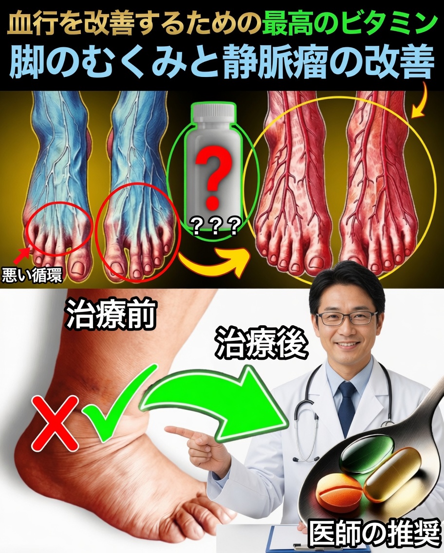 50歳以降の血行促進に欠かせない天然ビタミン