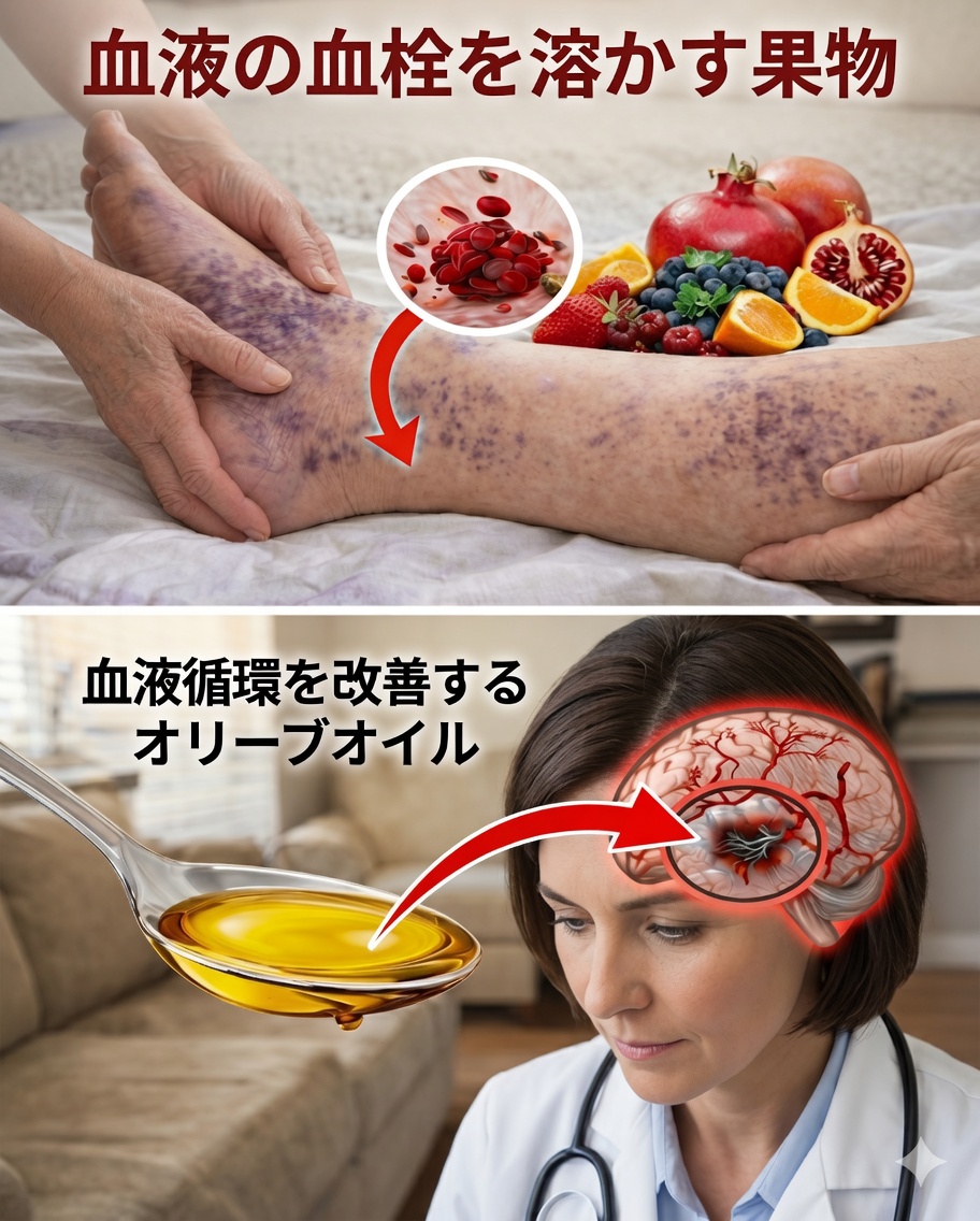 血栓を自然に溶かすのに役立つ果物トップ8