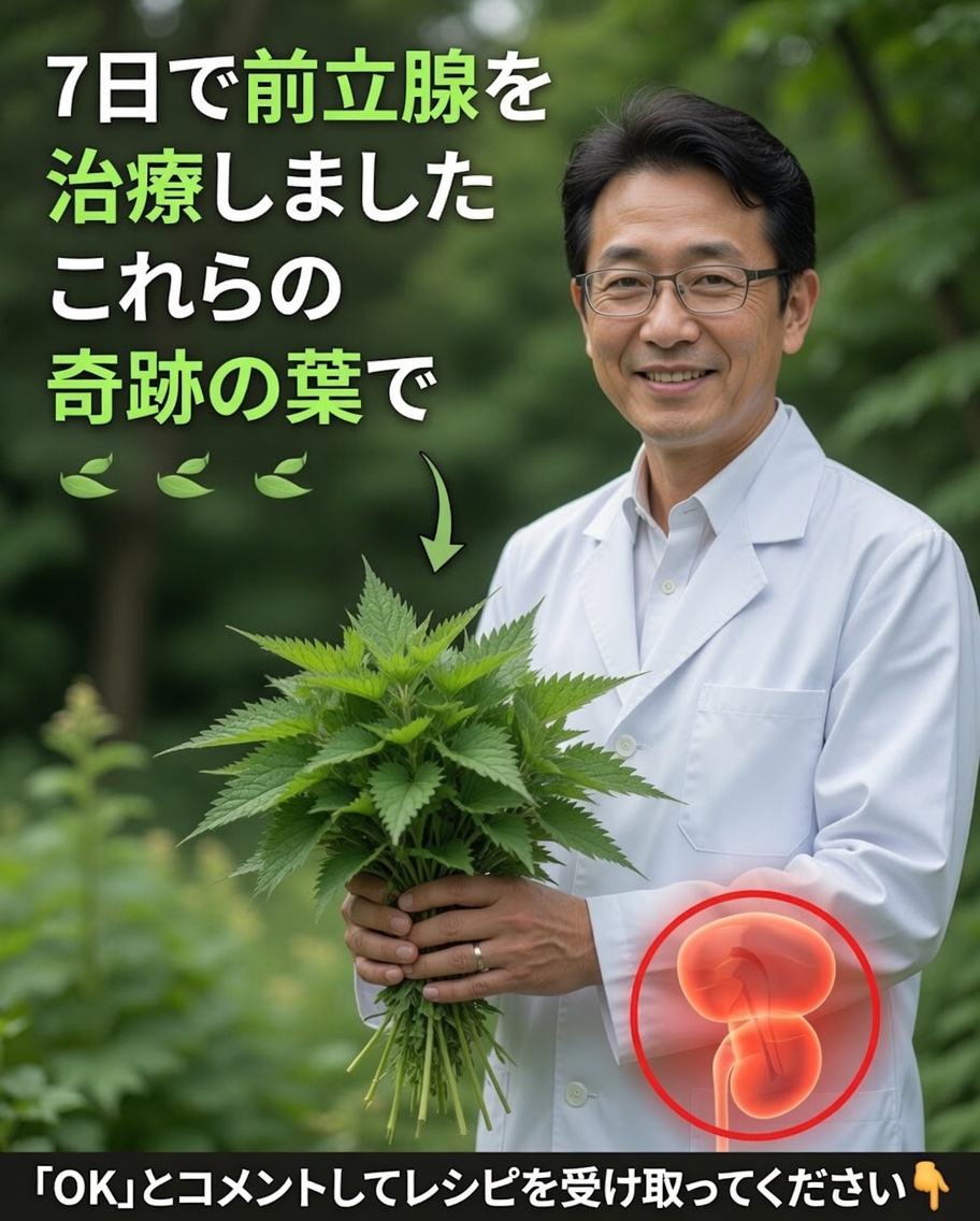 どの男性も望まない夜間の目覚め：イラクサ根が前立腺の排尿の快適さをやさしくサポートする方法