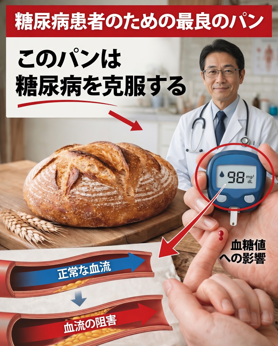 糖尿病の人が血糖値の急上昇を抑えるために食べるべきパン5選