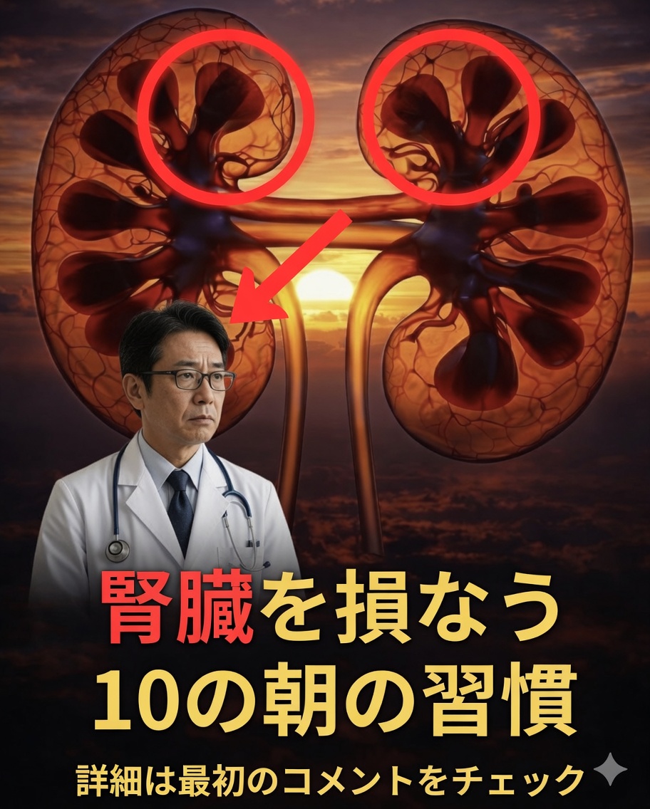 腎臓の健康に影響しているかもしれない朝の習慣10選：科学が示唆すること