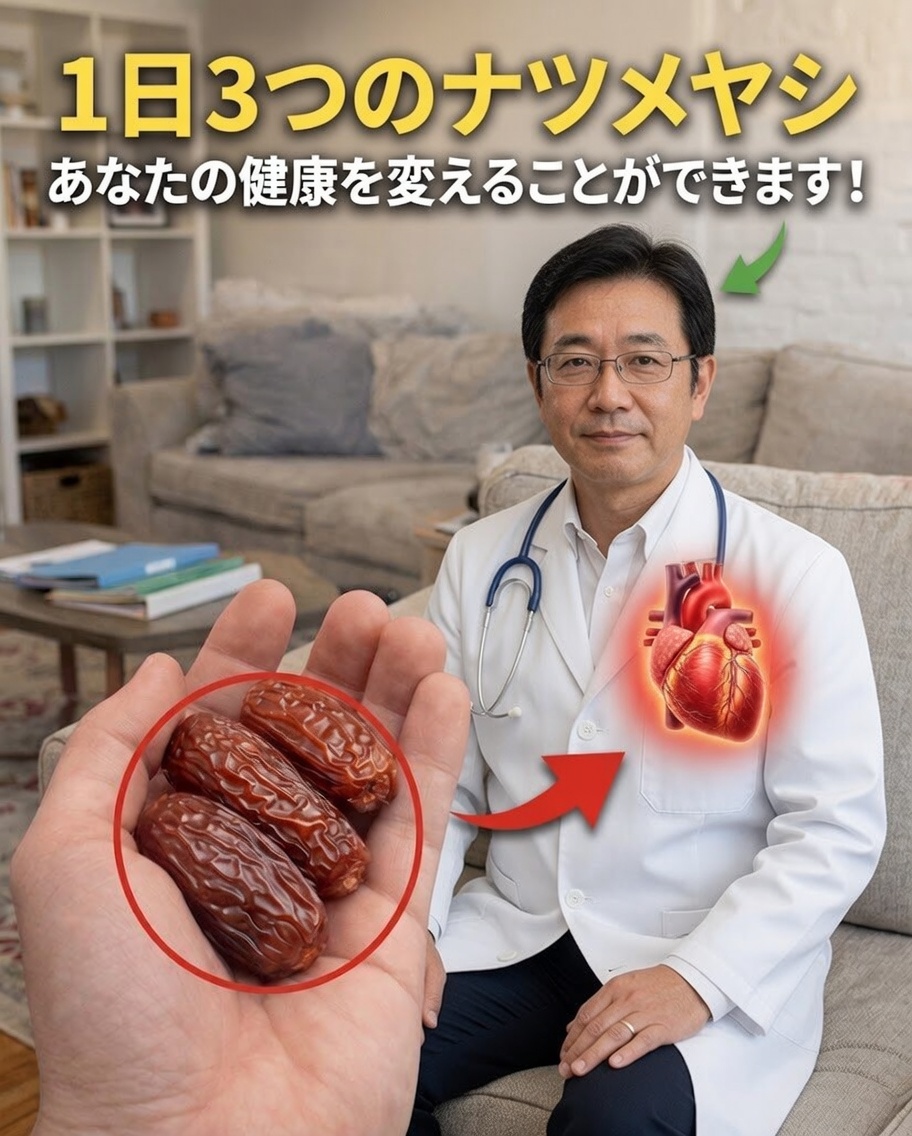 世界で最も健康的な果物のひとつ：1日たった3粒のナツメヤシを食べるメリットを発見
