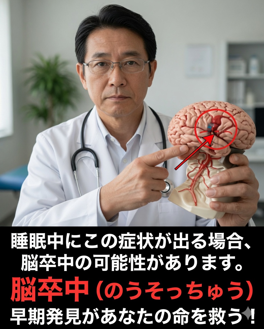 睡眠中や起床時に現れる脳卒中の症状：健康をより良く守るために知っておくべきこと