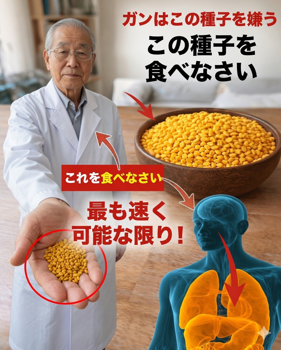 50歳以降に特におすすめ：体ががんに自然に抵抗するのを助ける6つの強力な種子