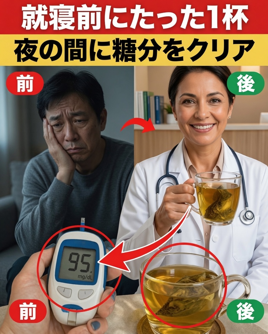毎朝これを飲んで、血糖値が自然に下がるのを見てください