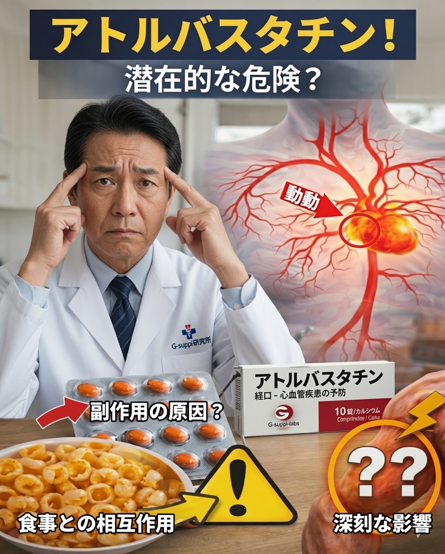 アトルバスタチンの副作用：医師が説明していないかもしれない15の隠れた危険