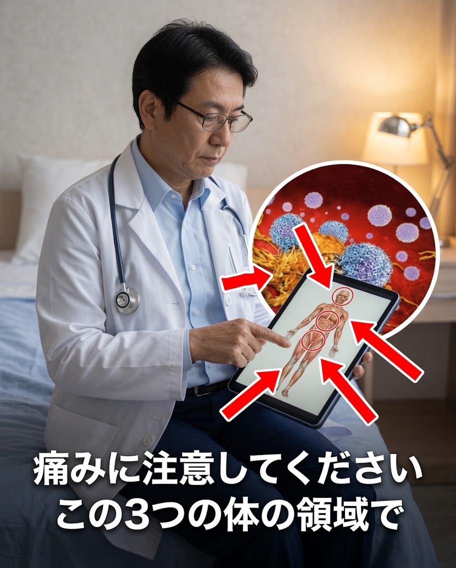 注意：身体のこの3つの部位の痛みは重要なサインかもしれません――無視しないでください