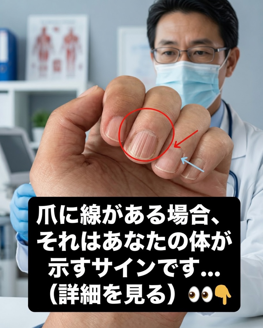 爪の線は何を意味するの？爪の筋と健康との関係を理解しよう