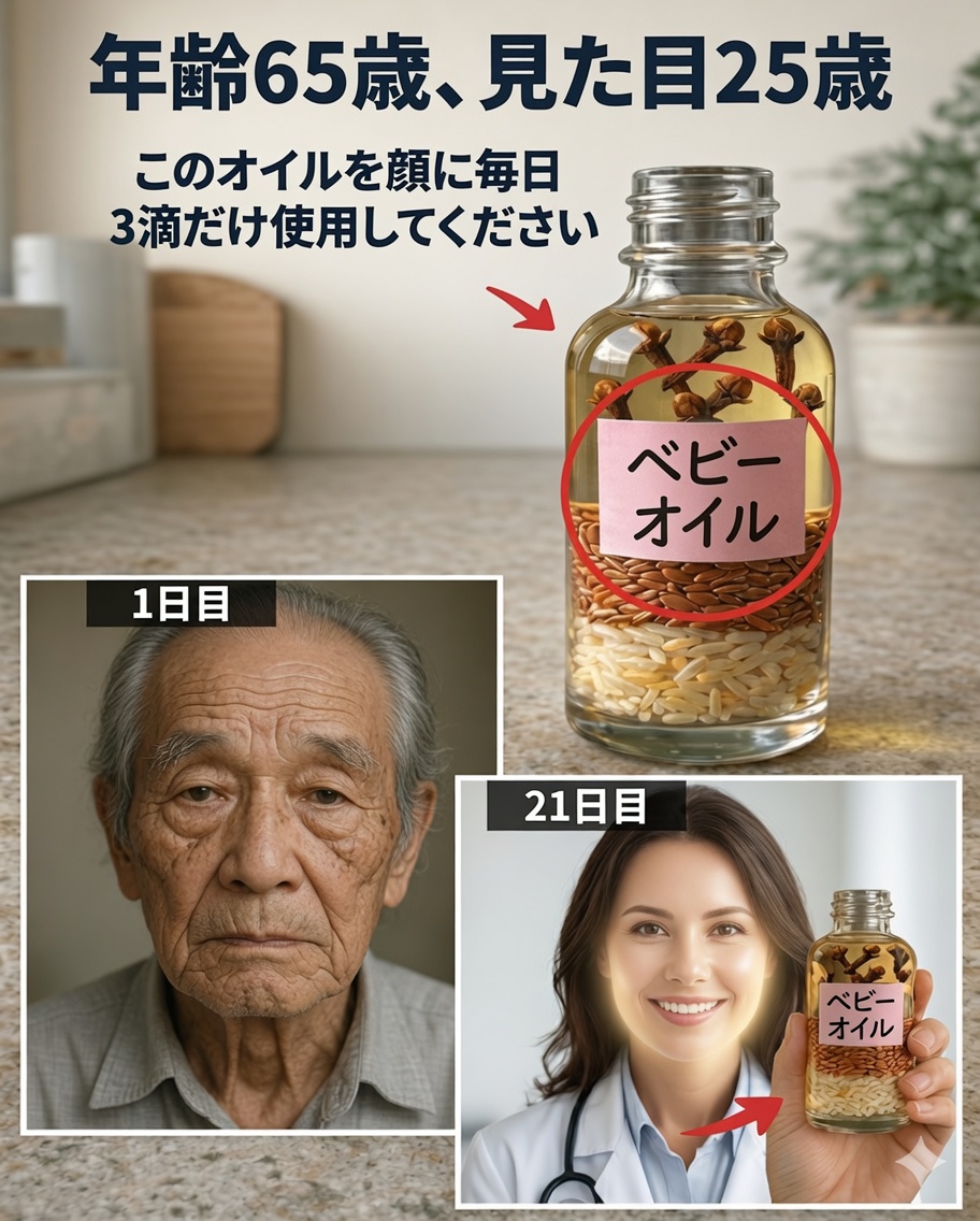 40歳以上の女性を10歳若く見せている5ドルの夜用フェイシャルオイル