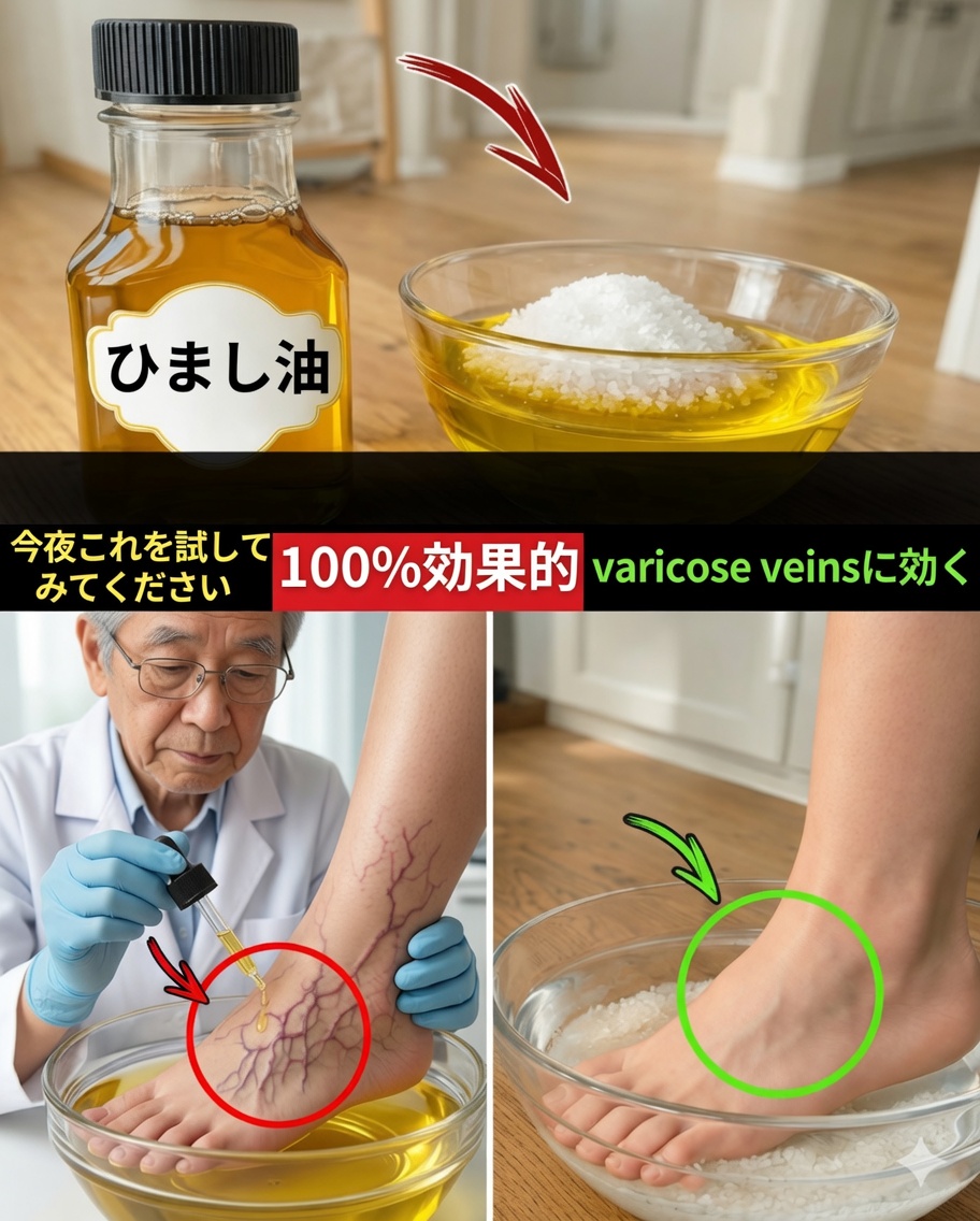 65歳以上の女性へ：ひまし油とエプソムソルトを使った10日間の足湯で、気分が変わるかもしれません