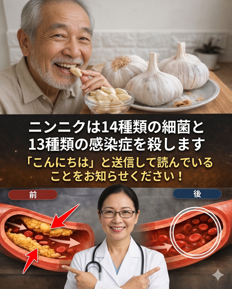 ニンニクは14種類のがんと13種類の感染症と闘う：科学を驚かせる5000年の歴史を持つ「天然の抗生物質」
