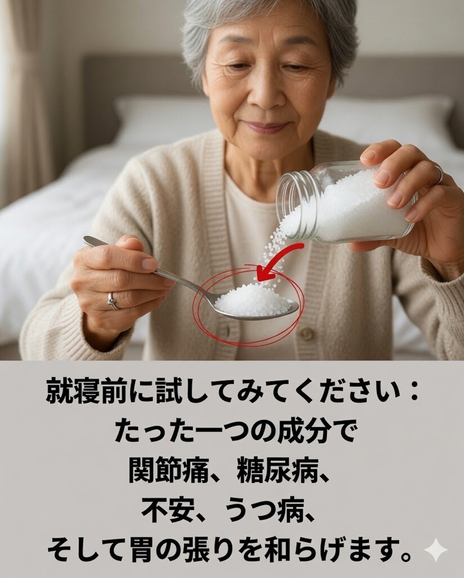 寝る前にこれだけは摂るべき、再び深い眠りを取り戻すための唯一のもの（そして45歳以上の何百万人がなぜこれを見過ごしているのか）