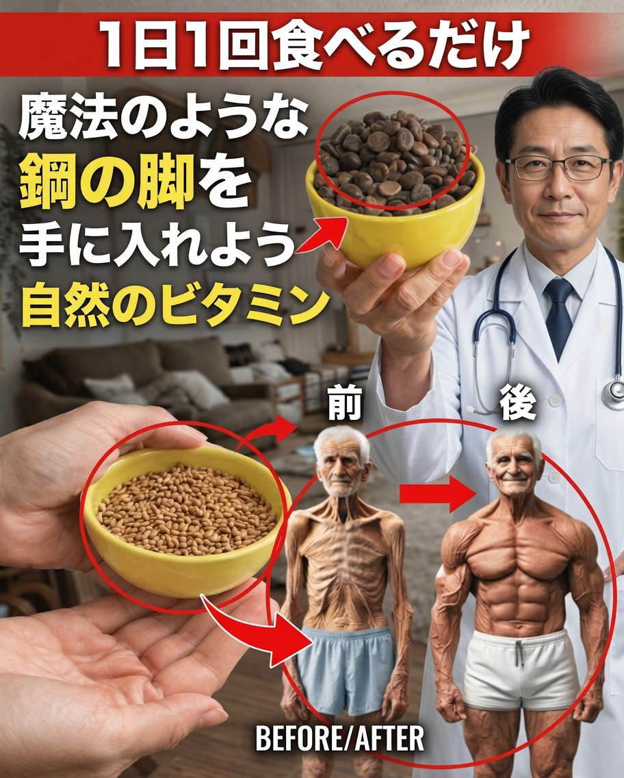 高齢者が自然に筋力を回復するために摂取できるシンプルな食品