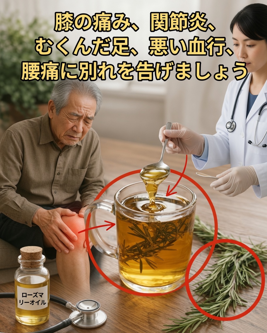 筋肉痛と関節痛のためのローズマリー：自然で効果的な緩和ガイド