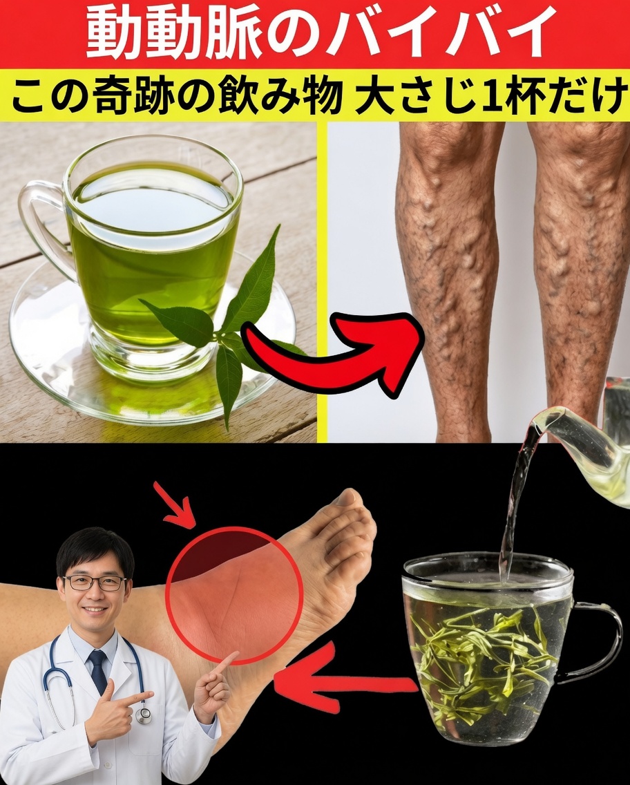 60歳以上の方へ？この強力な癒しのドリンクで動脈を自然に浄化し、サポートしましょう